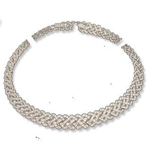 Swarovski Silver Crystal Necklace